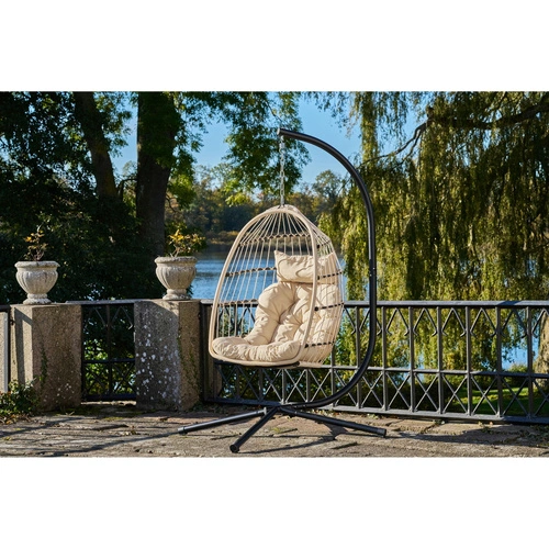 Fotel wiszący kokon Patras House Nordic ogrodowy bujany na taras balkon