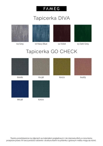 Hoker tapicerowany Solid FAMEG z oparciem, drewniany, personalizowany, do kuchni i jadalni