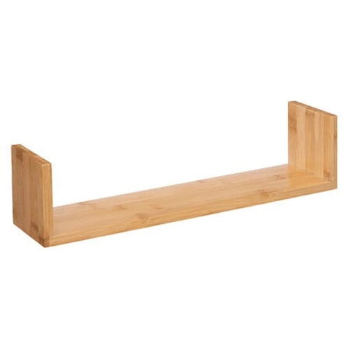 Zestaw 3 półek ściennych Fixy bambus półki drewniane na książki i dekoracje do salonu 5five