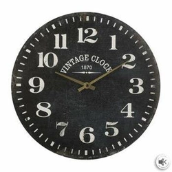 Zegar Alex 38cm vintage czarny