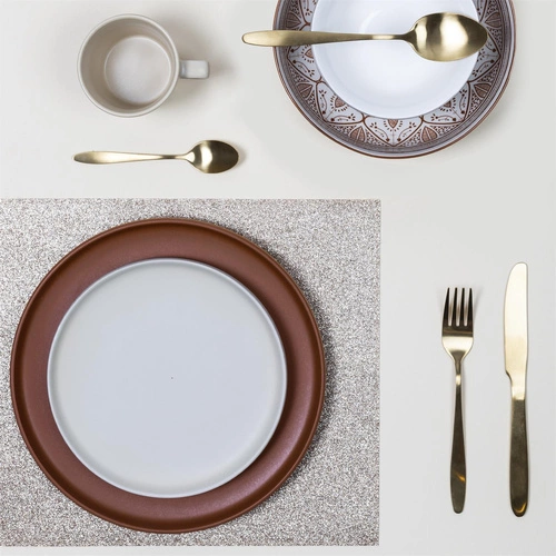 Zestaw sztućców Charbon miedziane 16szt