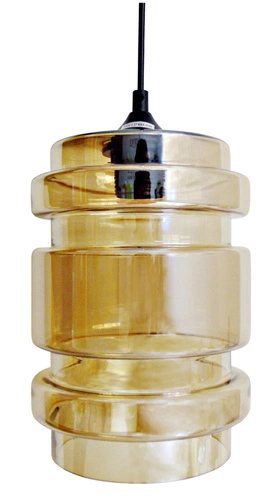 Lampa wisząca szklana bursztynowa Decorado 18 do salonu i sypialni CANDELLUX