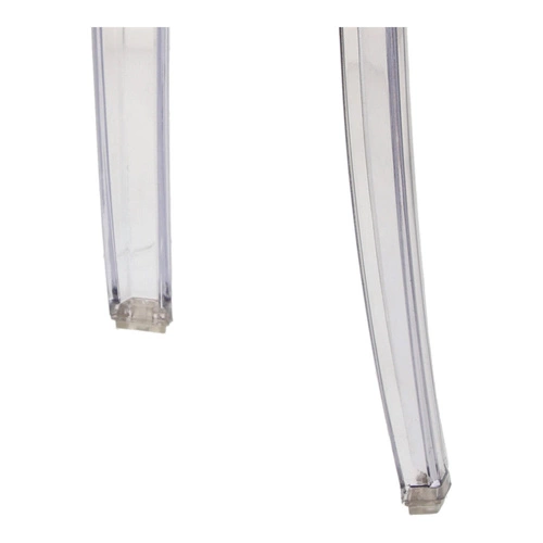 Stołek transparentny Ghost Duch 46 cm nowoczesny do kuchni i toaletki D2.DESIGN sztaplowany