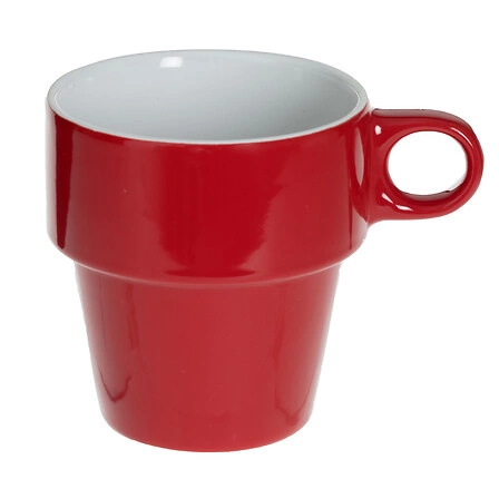 Stojak z 4 kubkami 260ml i koszykiem