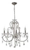 Lampa wisząca Aurora 5*40W E14  chrom