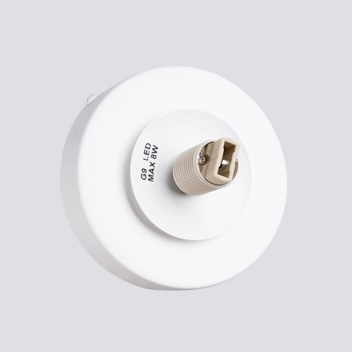 Kinkiet ścienny YOLI 1 biały nowoczesny do salonu i sypialni szkło SOLLUX LIGHTING