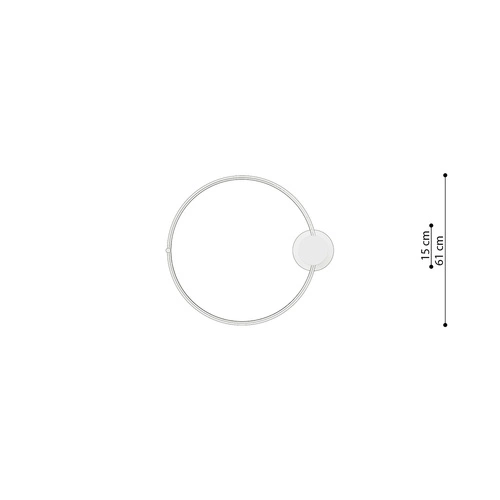 Plafon sufitowy LED Rio 55 biały nowoczesny okrągły do salonu, kuchni i sypialni