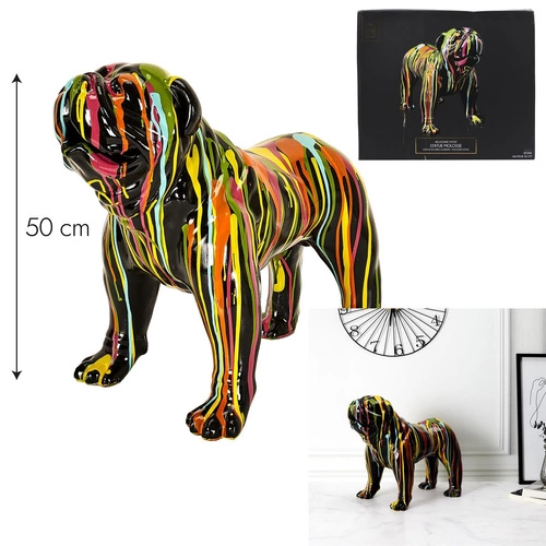 Figurka Buldog angielski czarny/        