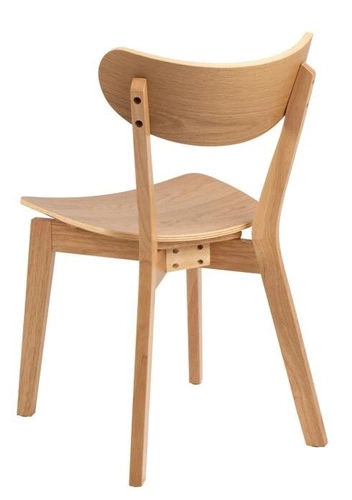 Krzesło drewniane Roxby Actona do jadalni i kuchni skandynawskie naturalne retro