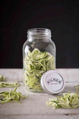 Słoik z tarką-spirala do warzyw KILNER