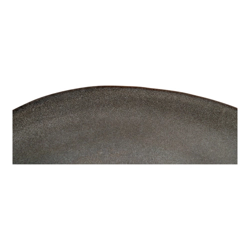 Zestaw obiadowy Selma Intesi 4 okrągłe talerze ceramiczne 21 cm do zmywarki szarobrązowe