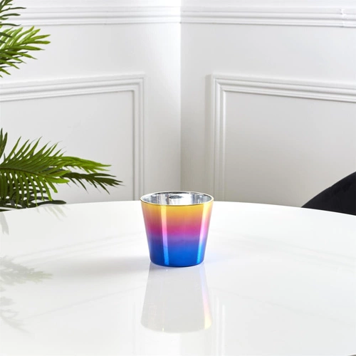 Świeca zapachowa opalizująca Intesi do salonu i sypialni w szkle nowoczesna multikolor