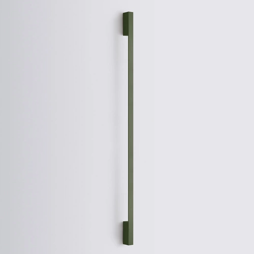 Kinkiet ścienny LED SAPPO 150 nowoczesny zielony oliwkowy do salonu i sypialni aluminium