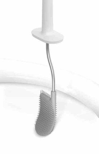 Stojak na papier i szczotkę toalet JJ biały/srebrny