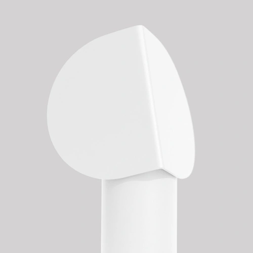 BISCUIT biała lampka biurkowa LED nowoczesna aluminiowa 3000K