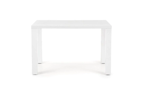 Stół do jadalni Donal biały 120x80 cm nowoczesny prostokątny MDF Intesi
