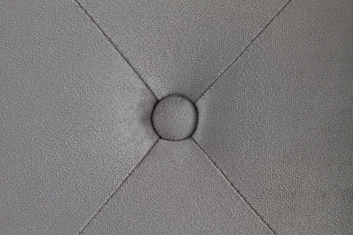 Łóżko tapicerowane Saba 160x200 z szufladami popielate do sypialni glamour