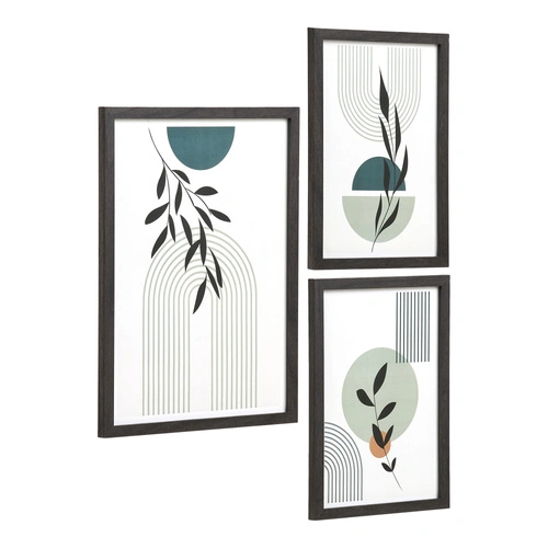 Aspen czarne ramki na zdjęcia zestaw 3 szt. nowoczesna dekoracja