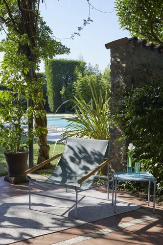 Fotel wypoczynkowy Dress_Code Smart outdoor do ogrodu i na taras nowoczesny z podłokietnikami