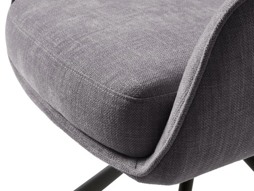 Krzesło obrotowe Cowley do jadalni tapicerowane z podłokietnikami