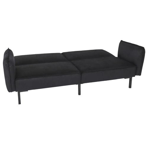 Sofa rozkładana Giulia czarna nowoczesna z funkcją spania do salonu i pokoju młodzieżowego