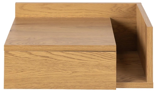 Szafka nocna wisząca 40 cm dębowa z szufladą nowoczesna Actona Ashlan II do sypialni