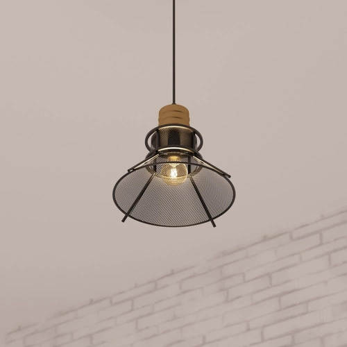 Lampa wisząca Rodo czarna metalowa regulowana do salonu kuchni jadalni Atmosphera