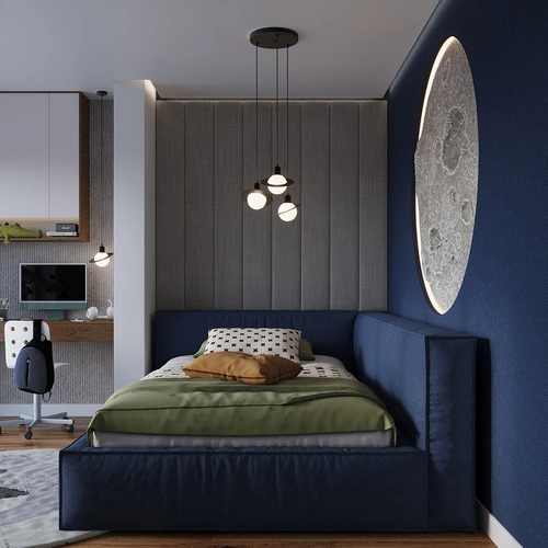 Lampa wisząca kula HYPERION 1 czarna nowoczesna do salonu regulowana wysokość