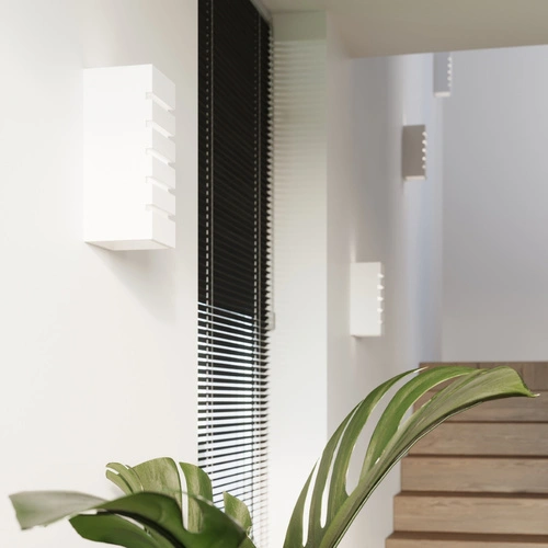 Kinkiet ścienny ceramiczny SAMIR biały nowoczesny do salonu i sypialni Sollux Lighting