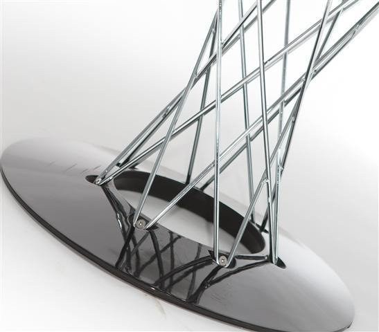 Stół Cyklon inspirowany Cyclone czarny