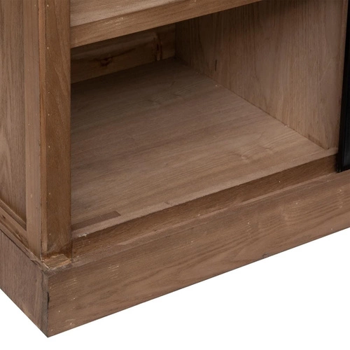 Komoda z szufladami Danik 160 cm industrialna z szybą do salonu rustykalna Atmosphera