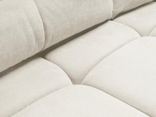 Sofa rozkładana 3 osobowa Bode biała z funkcją spania i pojemnikiem do salonu