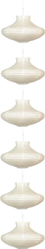 Lampa wisząca Griff - /6 papierowy śr.25  biały e-14 6x40W