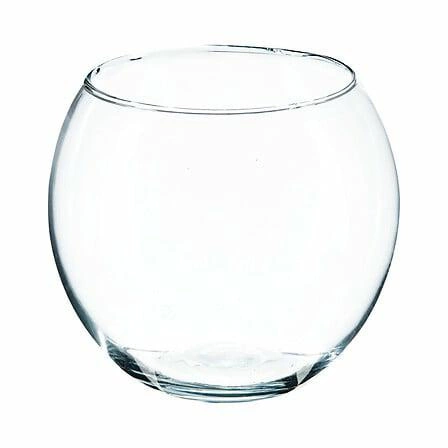 Wazon kula śr. 15cm szkło przezroczyste