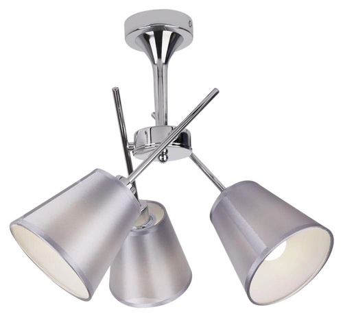 Lampa wisząca Vox 3x40W E14 chrom  z abażurem