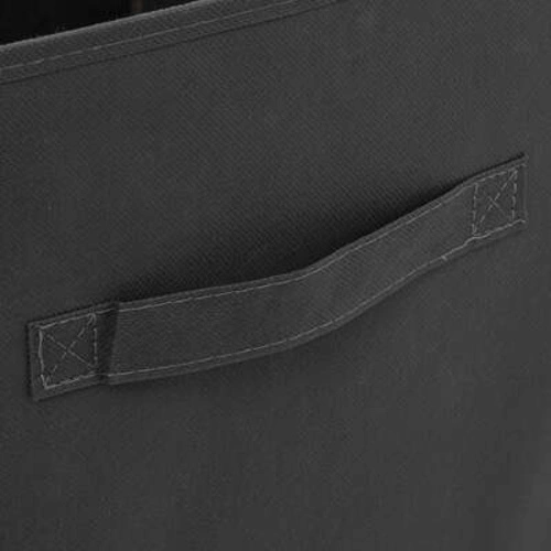 Pudełko do regału 31x31 szare materiałowe składane z uchwytami 5five simply smart