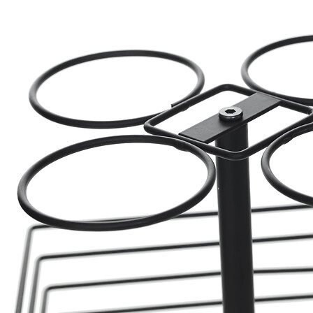 Stojak z 4 kubkami 260ml i koszykiem