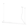 Lampa wisząca LED Pinne 150 biała do kuchni i nad wyspę nowoczesna metalowa
