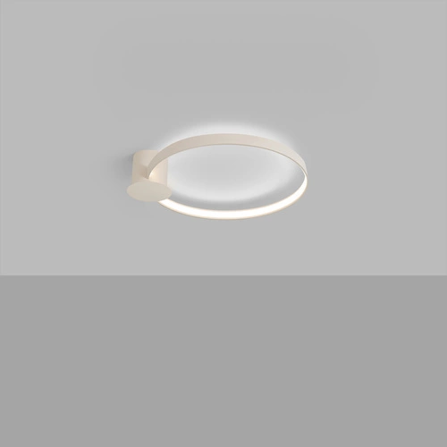 Plafon sufitowy LED RIO 55 beżowy nowoczesny do salonu i sypialni ściemnialny 61 cm