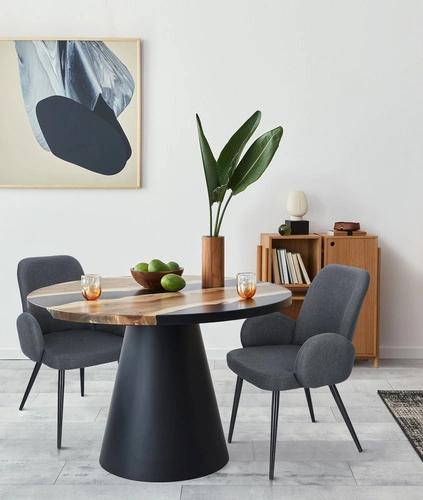 Krzesło Labby szare ciemne OUTLET