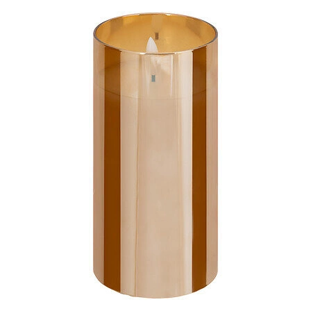 Zestaw 3 świec LED Sena bursztynowe