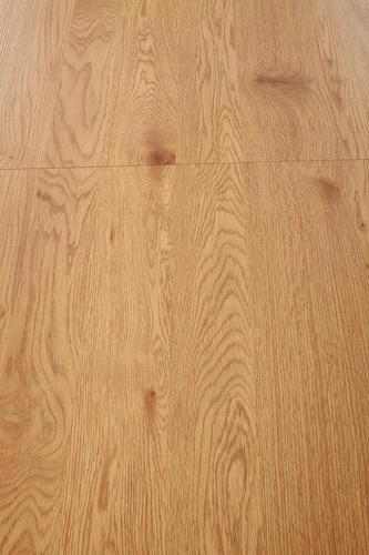 Stół rozkładany do jadalni Lora nowoczesny dąb złoty czarne nogi 120-160 cm Intesi