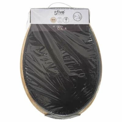 Mydelniczka czarna Modern owalna stojąca do łazienki nowoczesna 5five simply smart