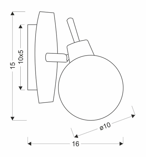 Kinkiet Lentini lampa patynowy 1x40W G9  klosz bursztynowy