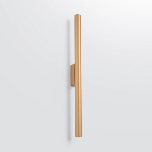 Kinkiet ścienny złoty nowoczesny Pastelo 2 SOLLUX LIGHTING do salonu i sypialni 50 cm