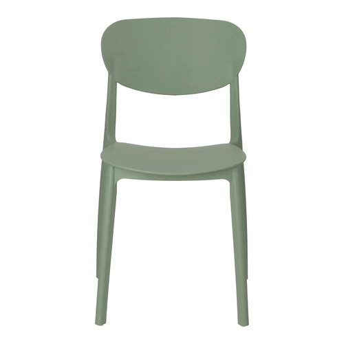 Krzesło Plasta zielone z polipropylenu do kuchni i ogrodu sztaplowane nowoczesne 5five