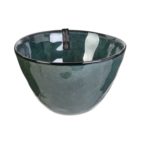 Miska do zupy ceramiczna Laguna Intesi niebieska boho 550ml do kuchni