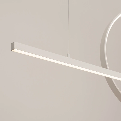 Nowoczesna lampa sufitowa LED GLAD biała regulowana do salonu kuchni lub nad stół Thoro