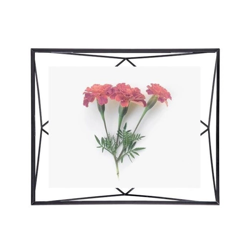 Ramka na zdjęcia 20x25 czarna metalowa Prisma Umbra nowoczesna stojąca lub wisząca