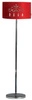 Lampa podłogowa Decor # #  czerwona  1x60W E27 + abażur 77-30729